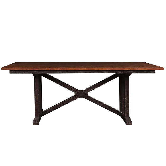 trestle table modern loft collection studio by stickley
